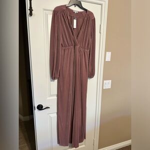 Baltic Born Elegant Mauve Maxi Dress w/ tag
